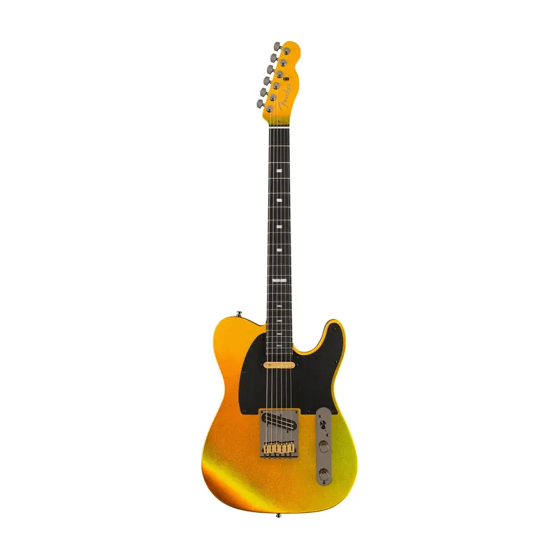 Fender 75Th Anniversary American Ultra Ii Telecaster Electric Guitar - Liquid Gold 1