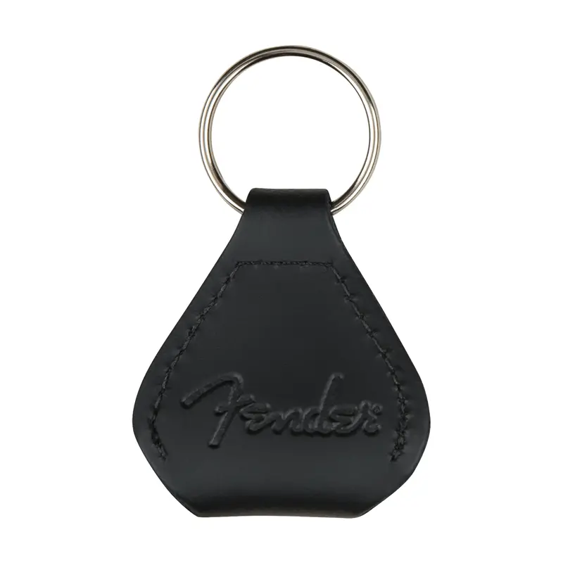 Fender Leather Pick Holder Keychain 1