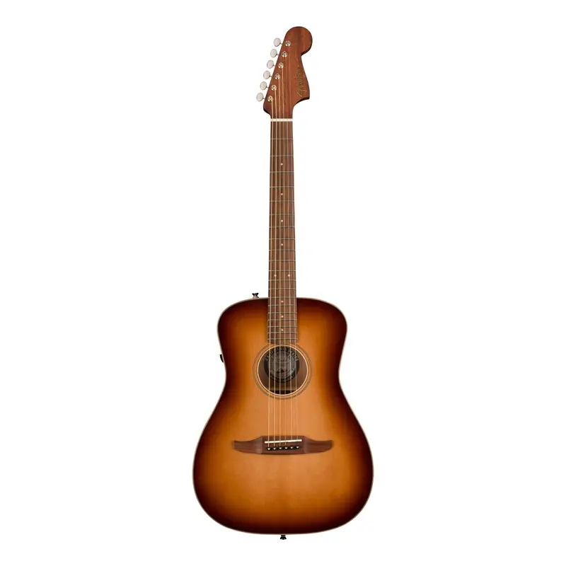 Fender Malibu Classic Acoustic Electric - Aged Cherry Burst 1