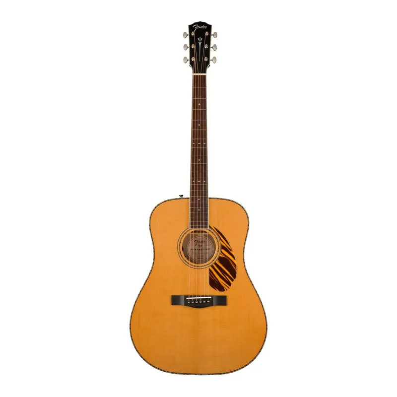 Fender Pd-220E Dreadnought Acoustic-Electric Guitar - Natural 1