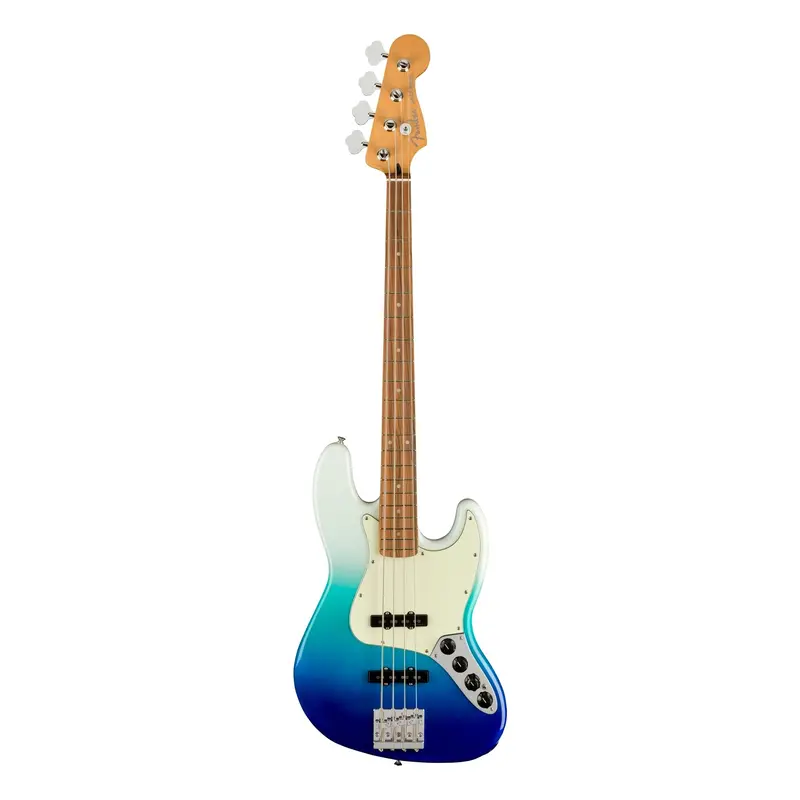 Fender Player Plus Active Jazz 4 String Electric Bass - Belair Blue 1