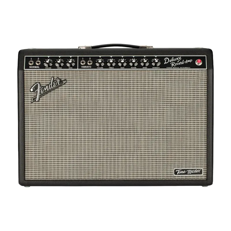Fender Tone Master Deluxe Reverb 1 X 12" 100W Combo Amp - Black 1