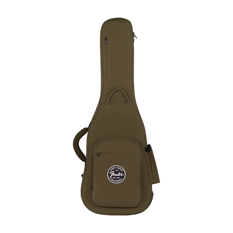 Fender Troubadour Electric Bass Guitar Gig Bag - Olive 1