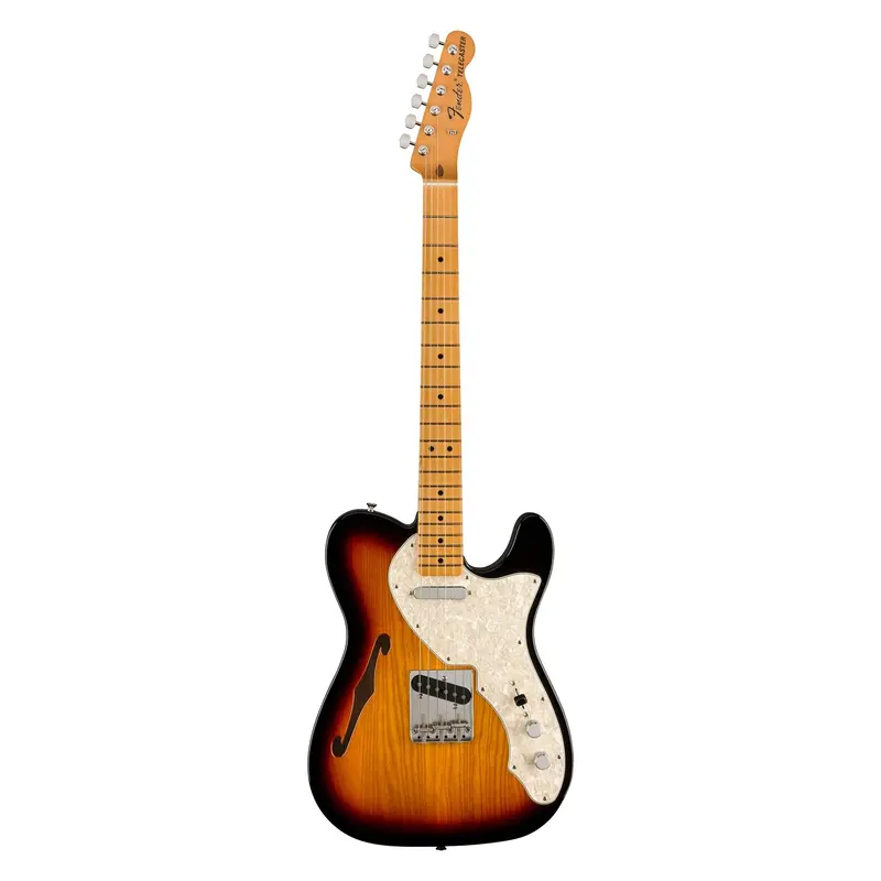Fender Vintera Ii '60S Telecaster Thinline Electric Guitar - 3-Color Sunburst 1