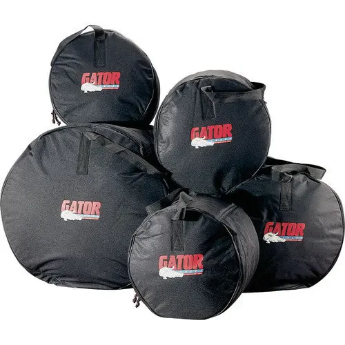 Gator Cases Gp-Fusion-100 5-Piece Fusion Drum Set Protechtor Bags (Black) 1
