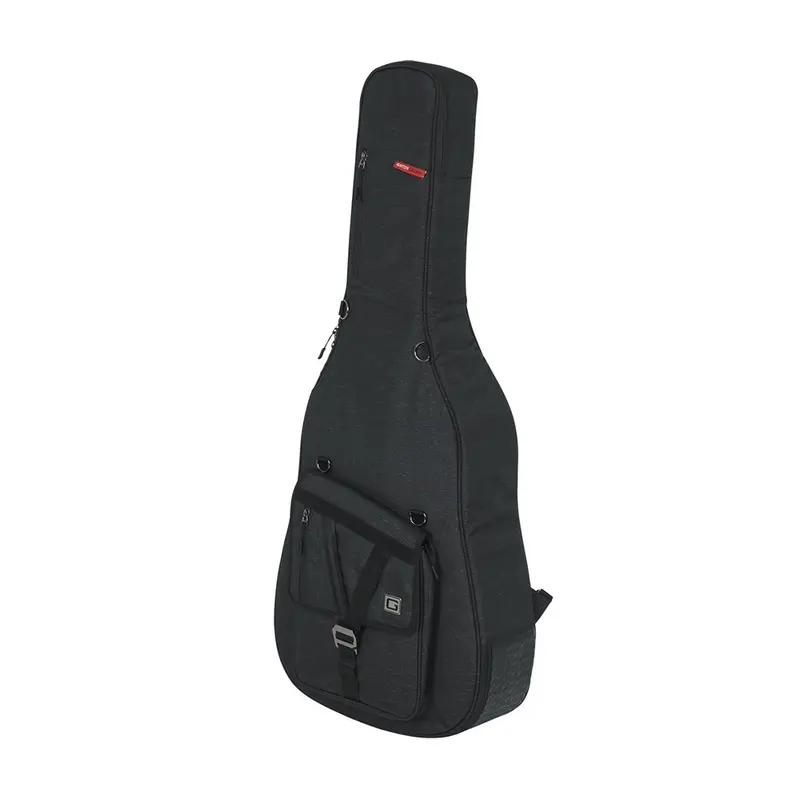 Gator Cases Transit Series Gig Bag For Jumbo Acoustic Guitar (Charcoal) 2