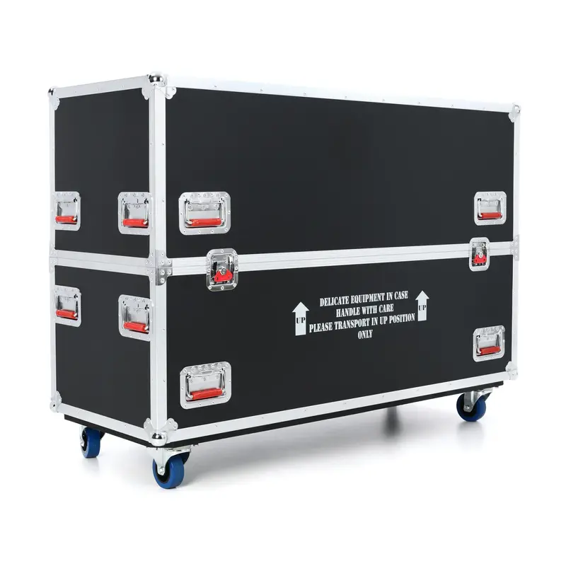 Gator G-Tourlcdv2-4350-X2 Ata Wood Video Display Case For Two 43-50" Screens 1