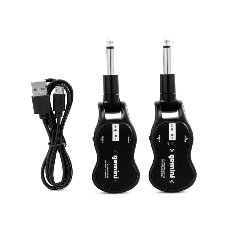 Gemini Gmu-G100 Uhf Wireless Rechargeable Guitar System 1