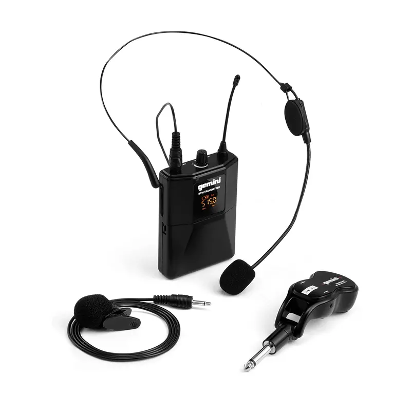 Gemini Gmu-Hsl100 Bodypack Uhf Wireless Microphone System 1