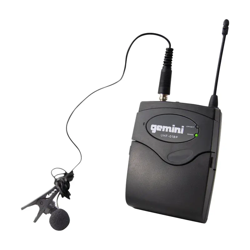 Gemini Uhf-01Hl Wireless Headset/Lavalier Combo System F1 2