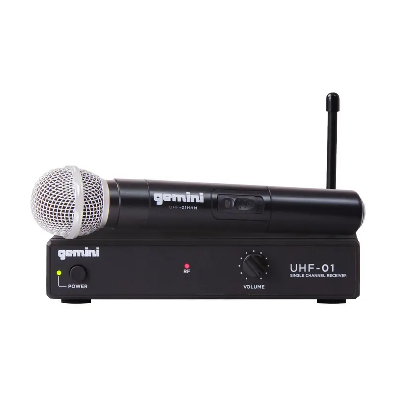 Gemini Uhf-01M Wireless Handheld Microphone System F1 1