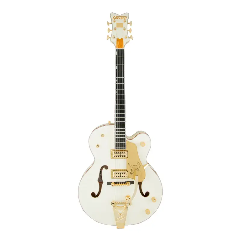 Gretsch G6136t-59Ge Vintage Select 1959 Falcon Hollowbody Electric Guitar - Vintage White 1