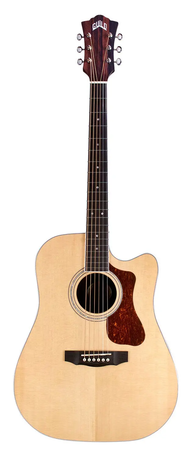 Guild D-260Ce Deluxe Acoustic-Electric Guitar - Natural 1