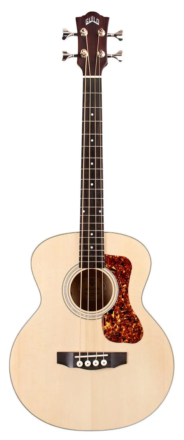 Guild Jumbo Junior Flamed Maple Acoustic Bass Guitar 1