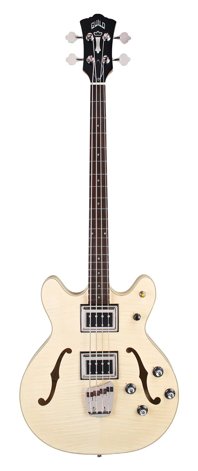 Guild Starfire 4 String Semi Hollow Electric Bass Ii - Flamed Maple 1
