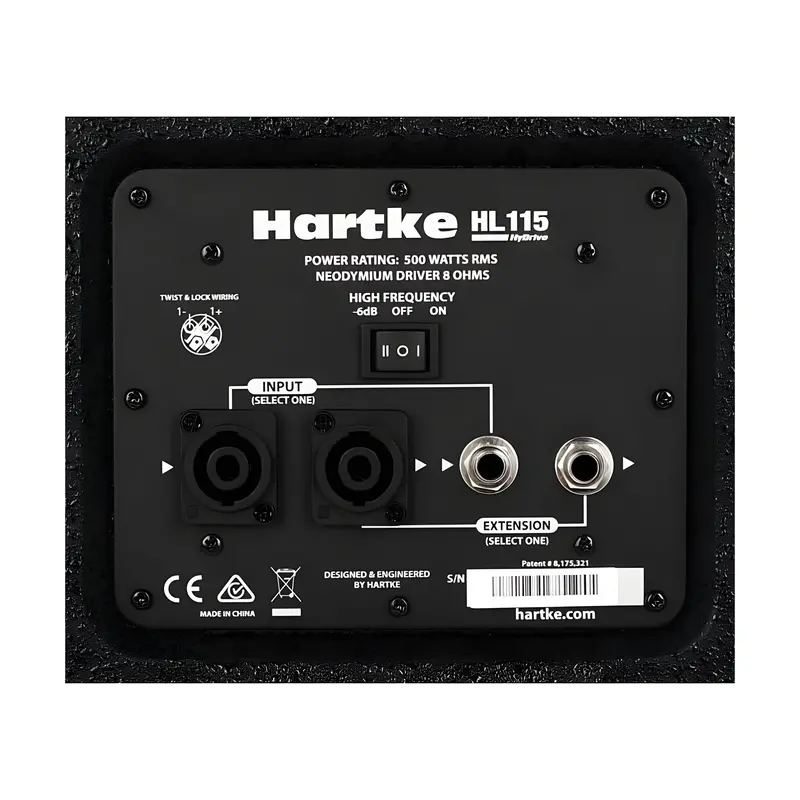 Hartke Hydrive Hchl115 500W 1 X 15-Inch Bass Cabinet - Black 2