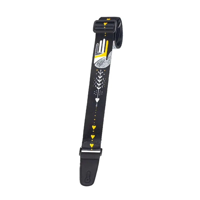 Henry Heller 2" Artist Series Sublimation Design Strap - Hand & Heart 1