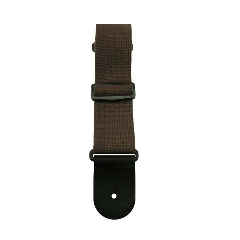 Henry Heller 2" Cotton Guitar Strap - Brown 1