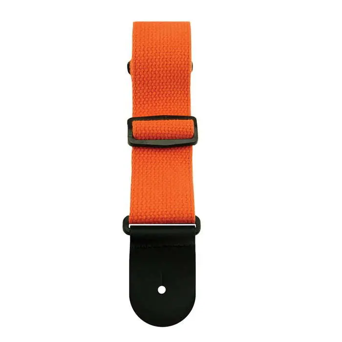Henry Heller 2" Cotton Guitar Strap - Orange 1