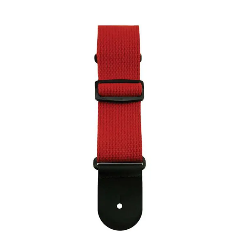 Henry Heller 2" Cotton Guitar Strap - Red 1