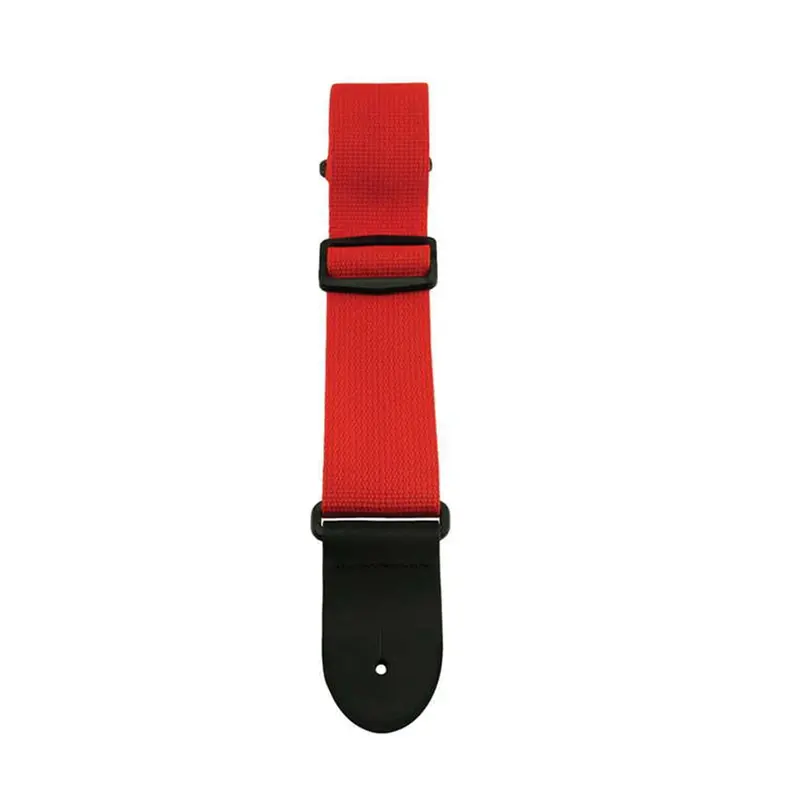 Henry Heller 2" Polypro Guitar Strap - Red 1