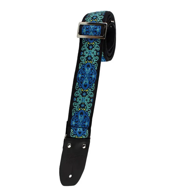 Henry Heller 2" Woven Jacquard Strap - Blue Aqua 1