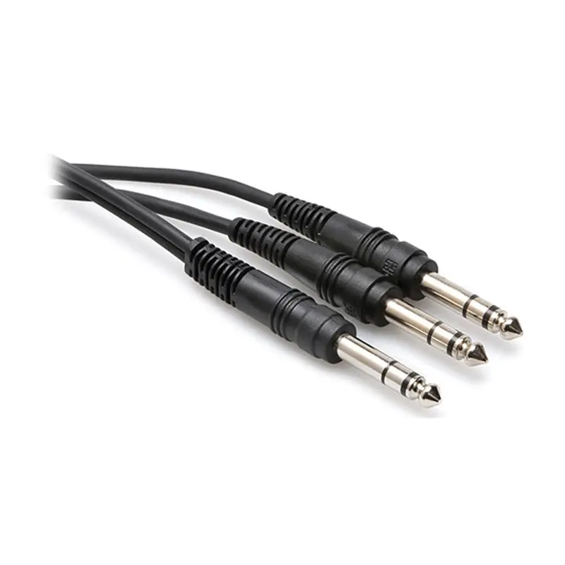 Hosa Cys-105 Y Cable - 1/4-Inch Trs Male To Dual 1/4" Trs Male - 5 Foot 1