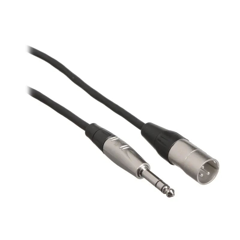 Hosa Hsx-010 Pro Balanced Interconnect - Rean 1/4-Inch Trs Male To Xlr3 Male - 10 Foot 1