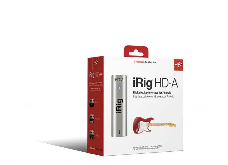 Ik Multimedia Irig Hd-A Guitar Interface For Android 1