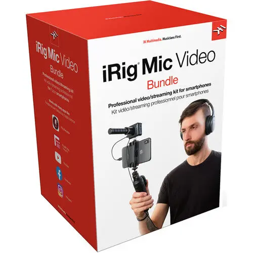 Ik Multimedia Irig Mic Video Bundle With Shotgun Mic And Smartphone Grip 1