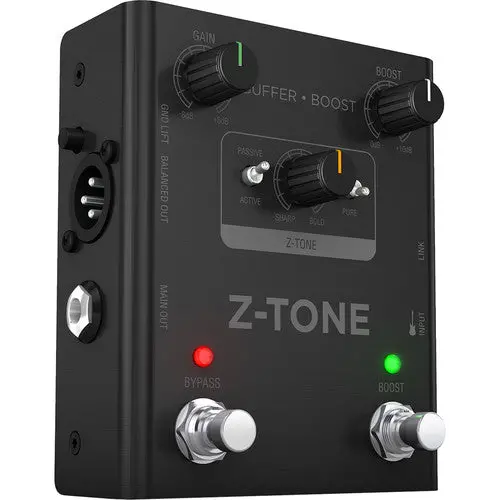 Ik Multimedia Z-Tone Buffer Boost Instrument Preamp And Di Stompbox 1