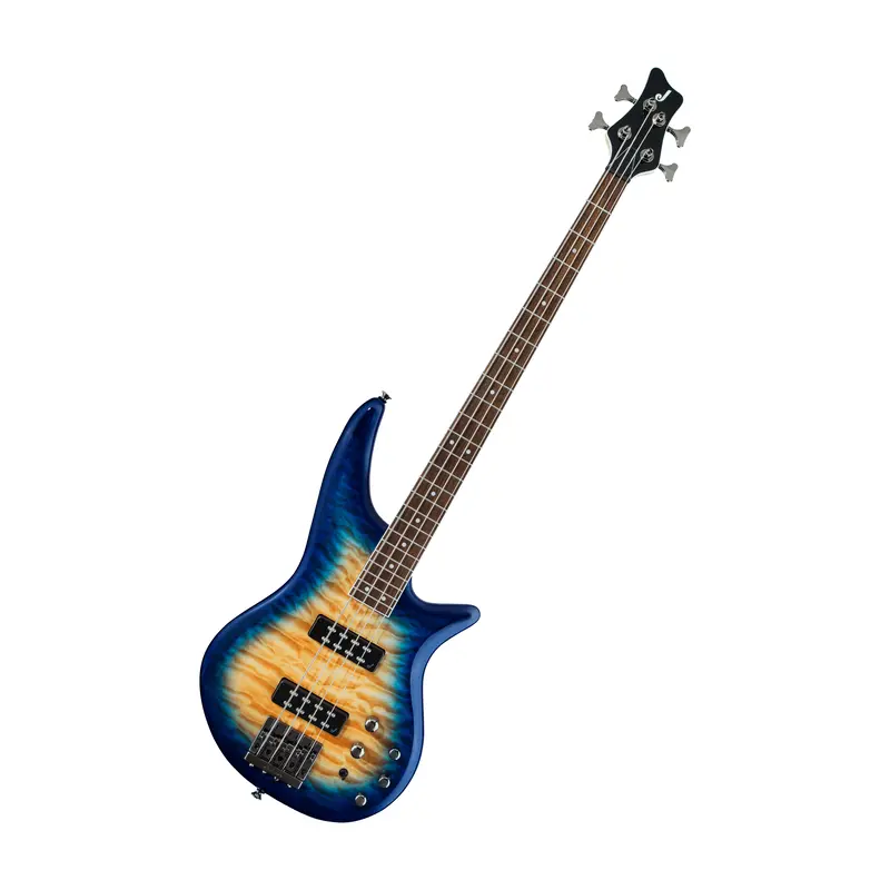 Jackson Spectra Js3q Bass Guitar - Amber Blue Burst 2