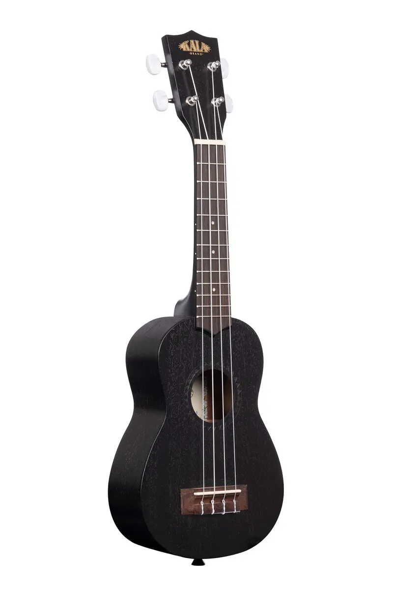 Kala Ka-15S Mahogany Soprano Ukulele - Black 1
