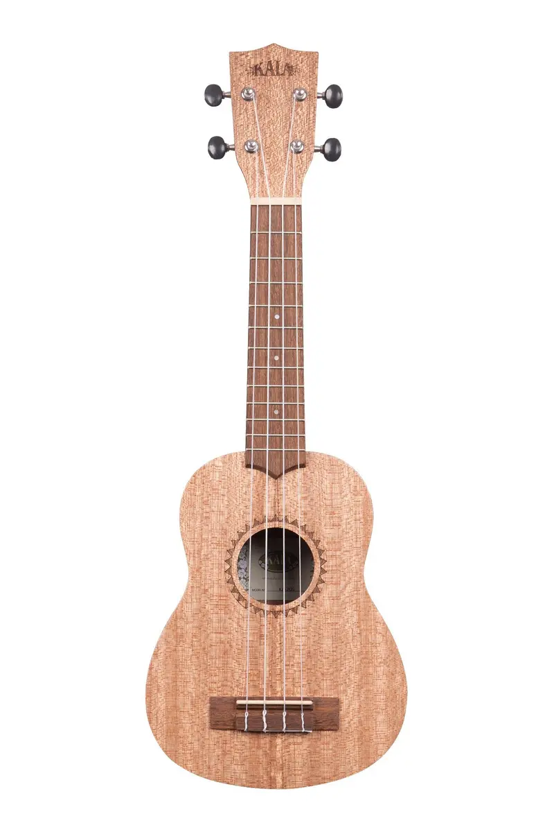 Kala Ka-20 Acoustic Soprano Burled Meranti Ukulele - Satin Natural 1