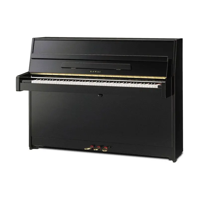 Kawai Upright Piano K-15 Polished Ebony 1