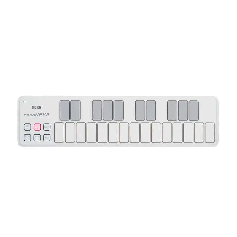 Korg Nanokey2 Slim-Line Usb Keyboard Controller - White B-Stock 1