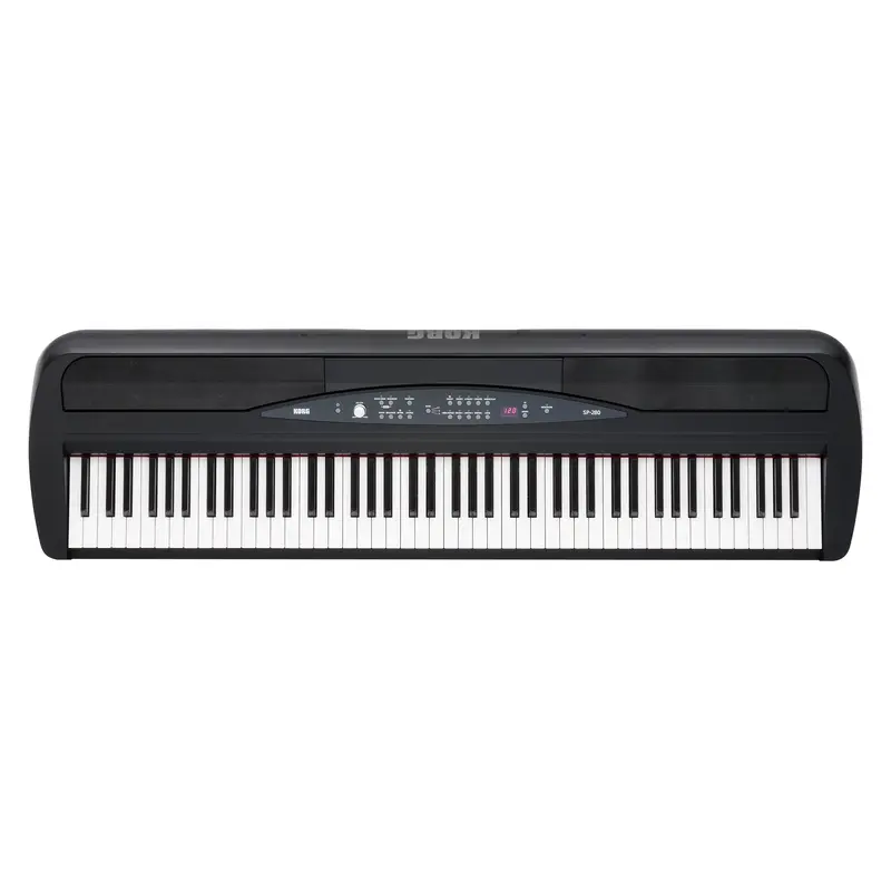 Korg Sp-280 88-Key Digital Piano With Stand Black 1