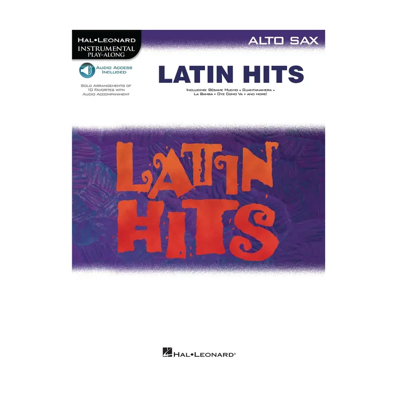 Latin Hits - Instrumental Play Along For Alto Sax 1