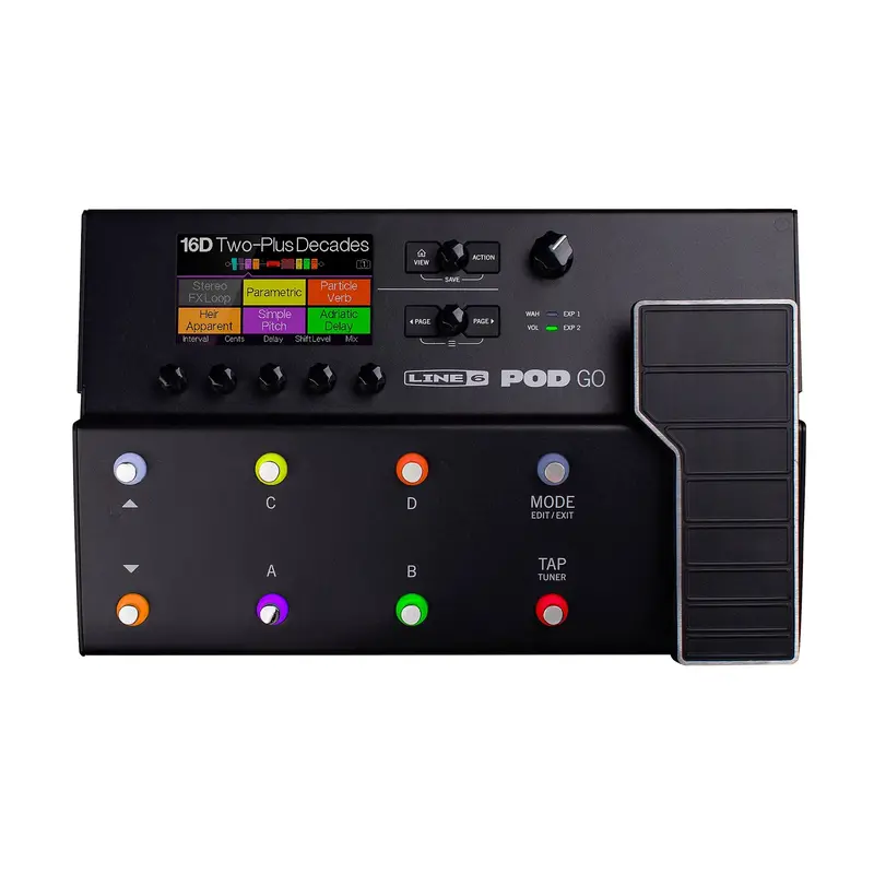 Line 6 Pod Go Guitar Multi-Effects Floor Processor Version 2.50 1