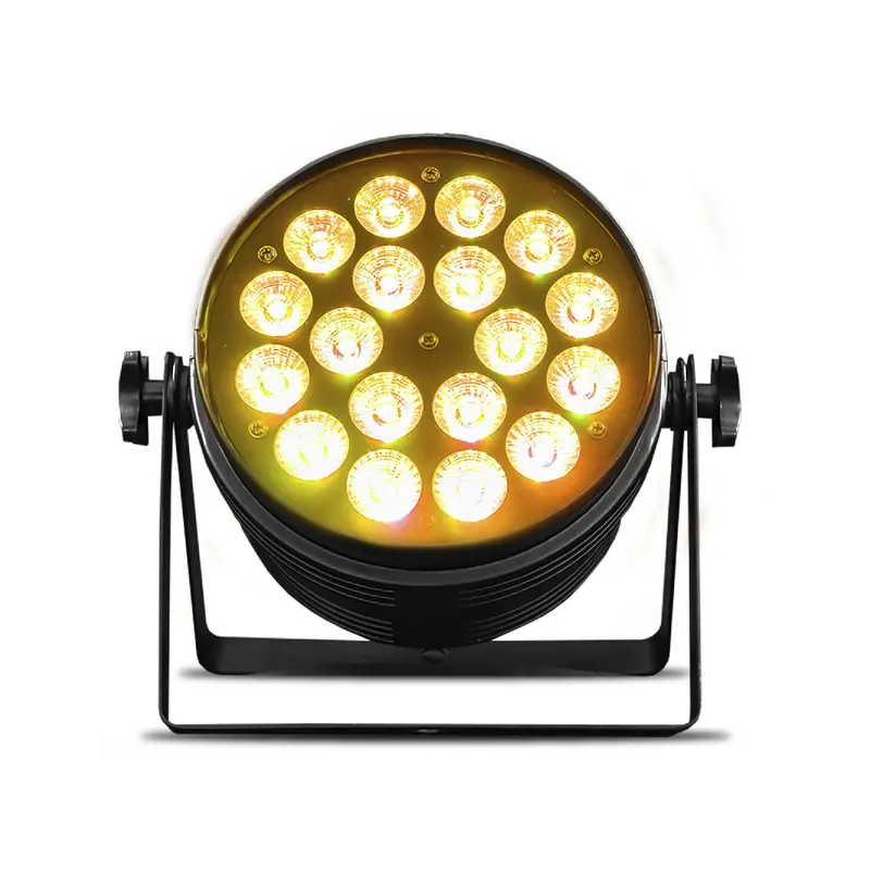 Lite Tek 6'' A Flight Case18led Dmx Light 1