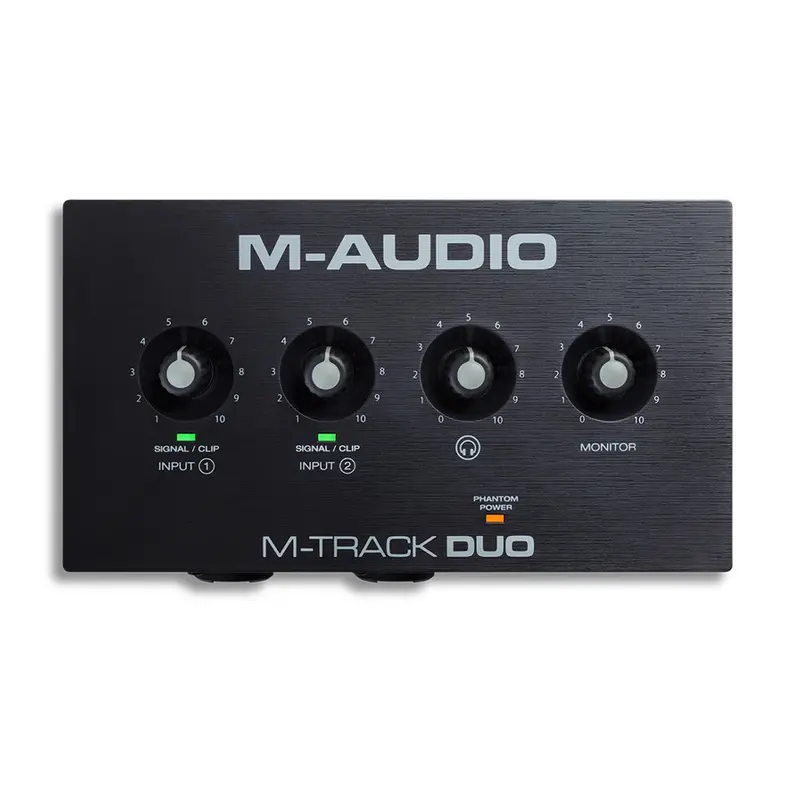 M-Audio M-Track Duo Desktop 2X2 Usb Audio Interface 1