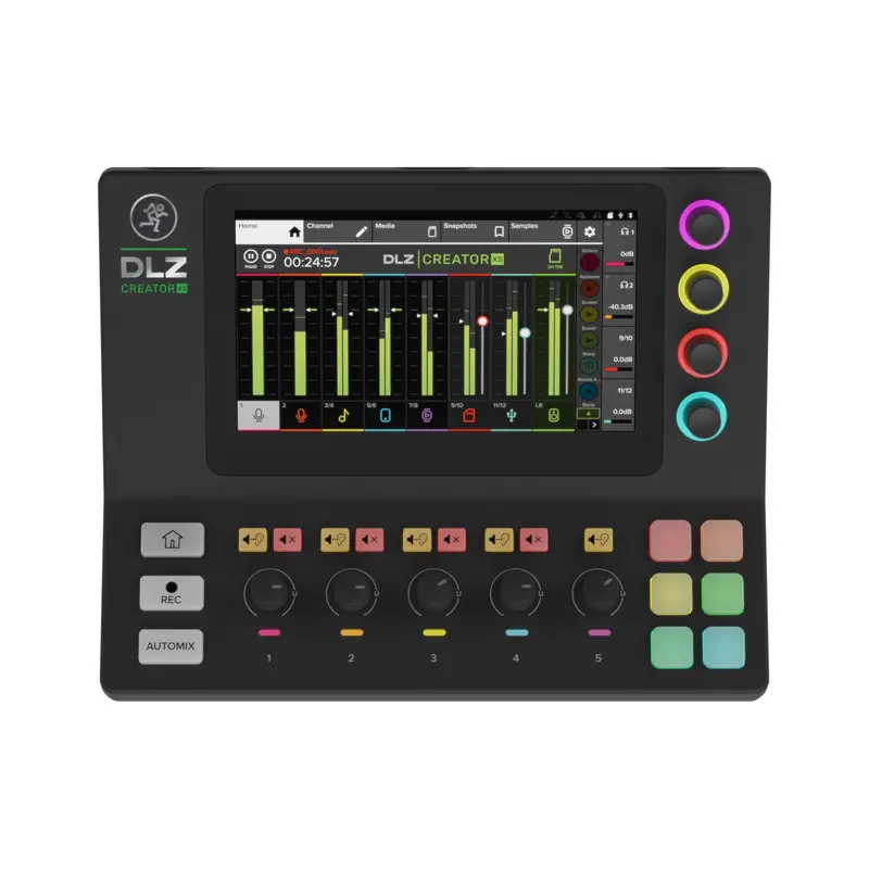 Mackie Dlz Xs Creator Adaptive Digital Podcast Mixer 1