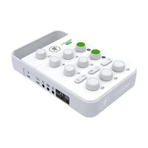Mackie Mcaster Live Portable Streaming Mixer (White) 1