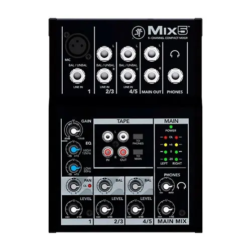 Mackie Mix5 5-Channel Compact Mixer 1