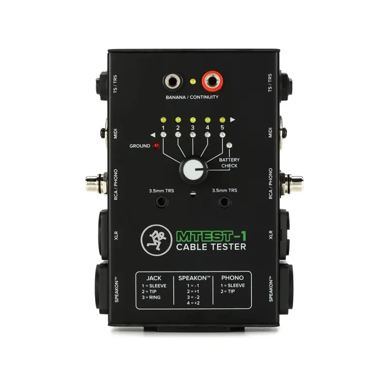 Mackie Mtest-1 7 In 1 Cable Tester 1