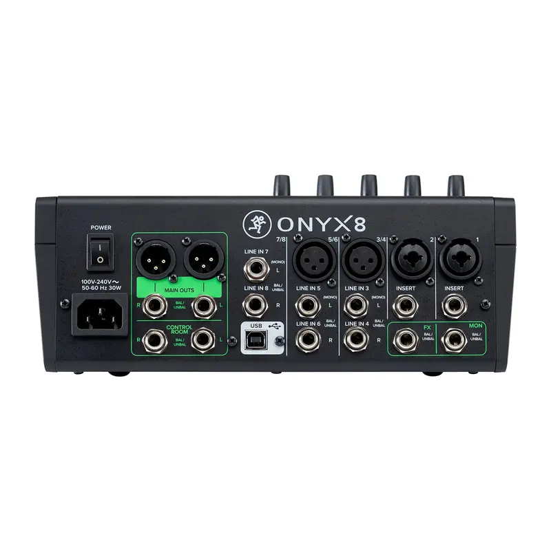 Mackie Onyx8 8-Channel Analog Mixer With Multi-Track Usb 2