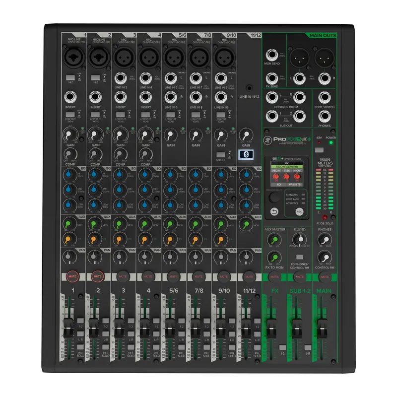 Mackie Profx12v3+ 12-Channel Usb-C Mixer 1