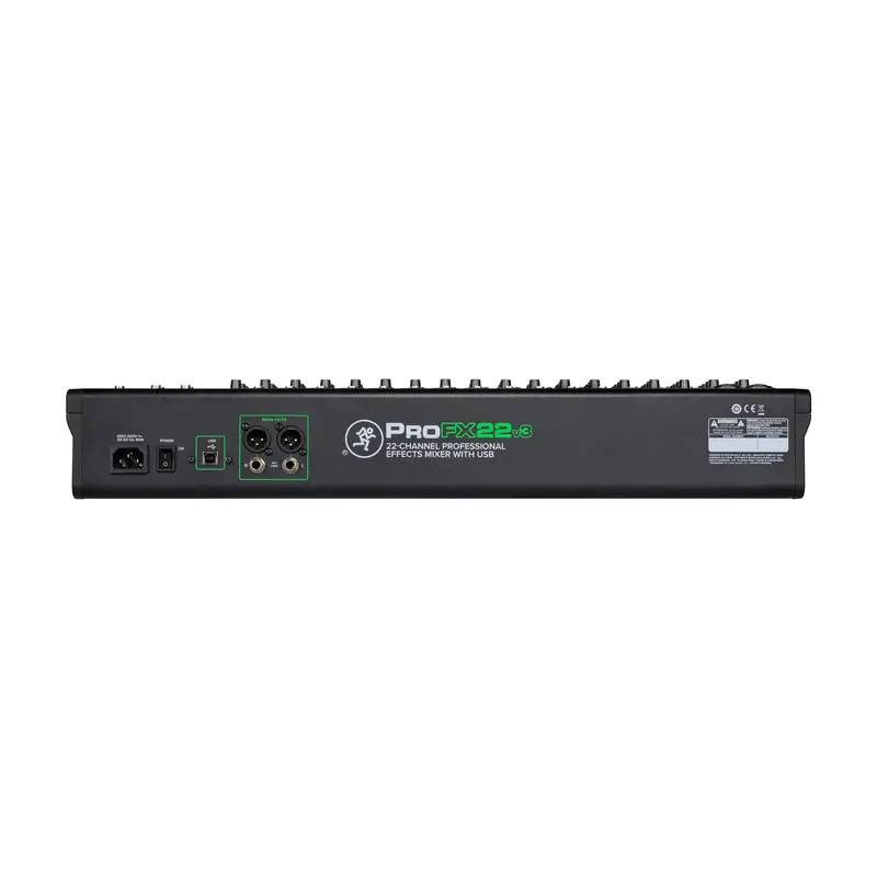Mackie Profx22v3 22-Channel Mixer With Usb And Effects 2