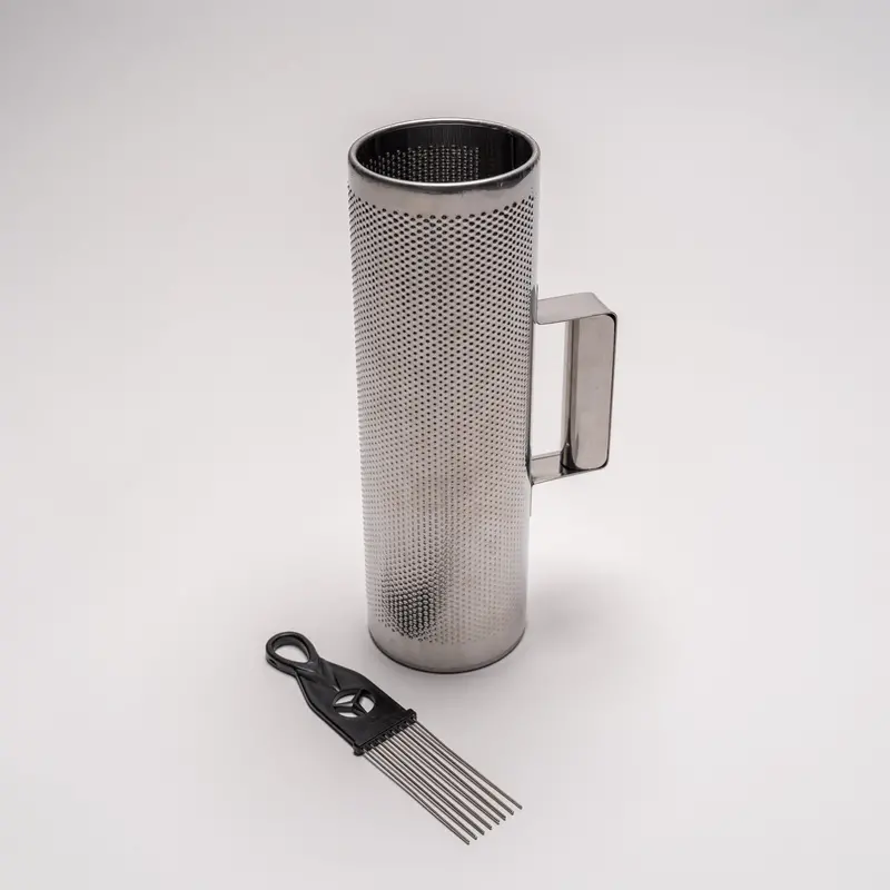 Marea Percussion Steel Guira With Scraper 4" X 12" 1