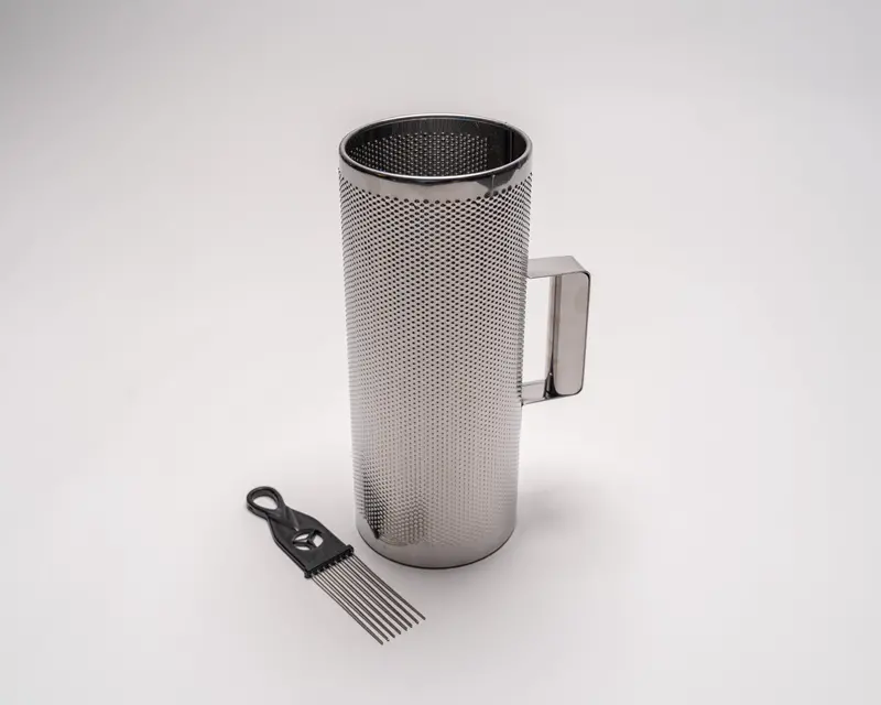 Marea Percussion Steel Guira With Scraper 5" X 12" 1